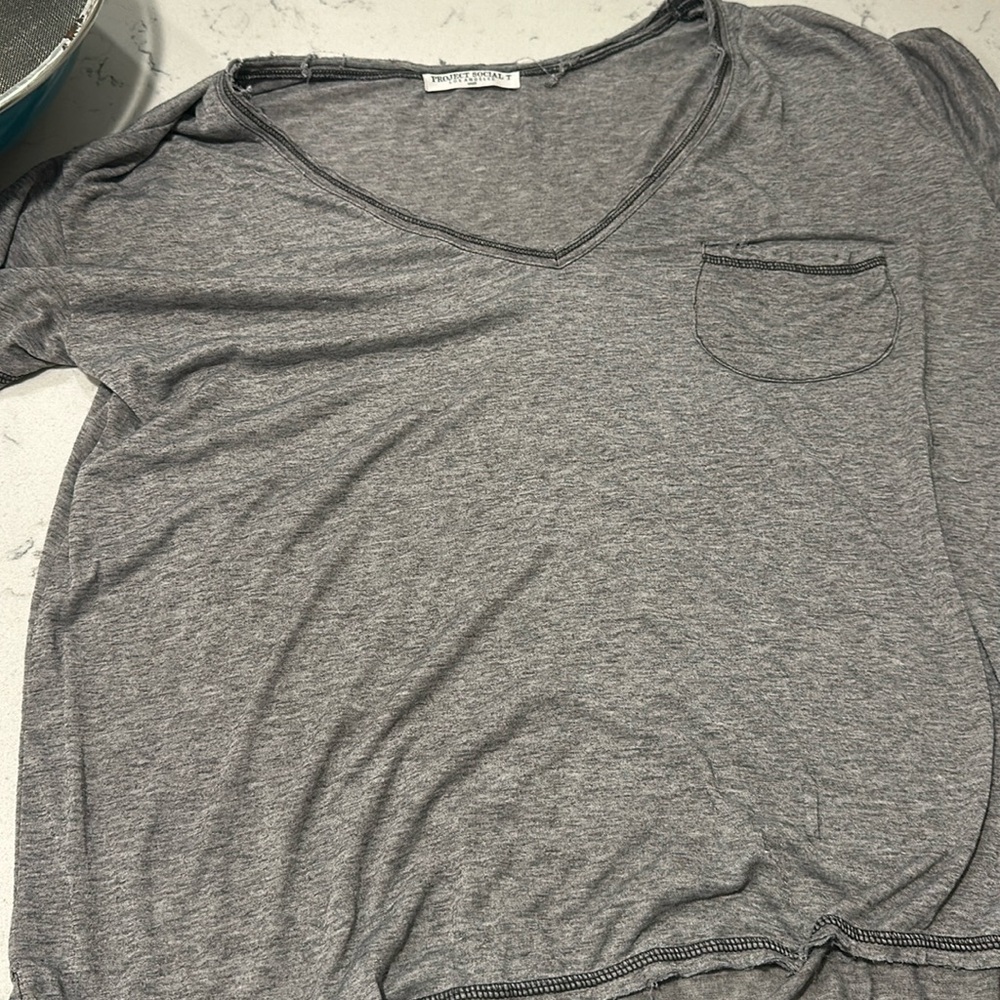 Gray top